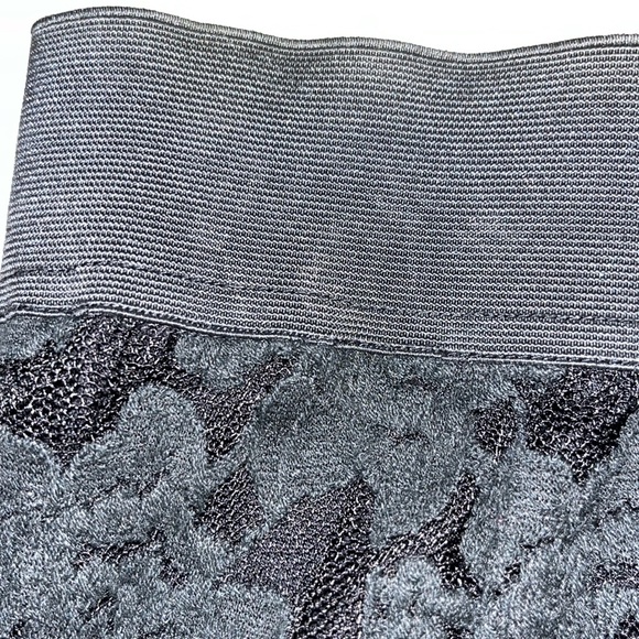 Free People Everything Rosey Black Lace Pencil Skirt with Elastic Band - Picture 8 of 9